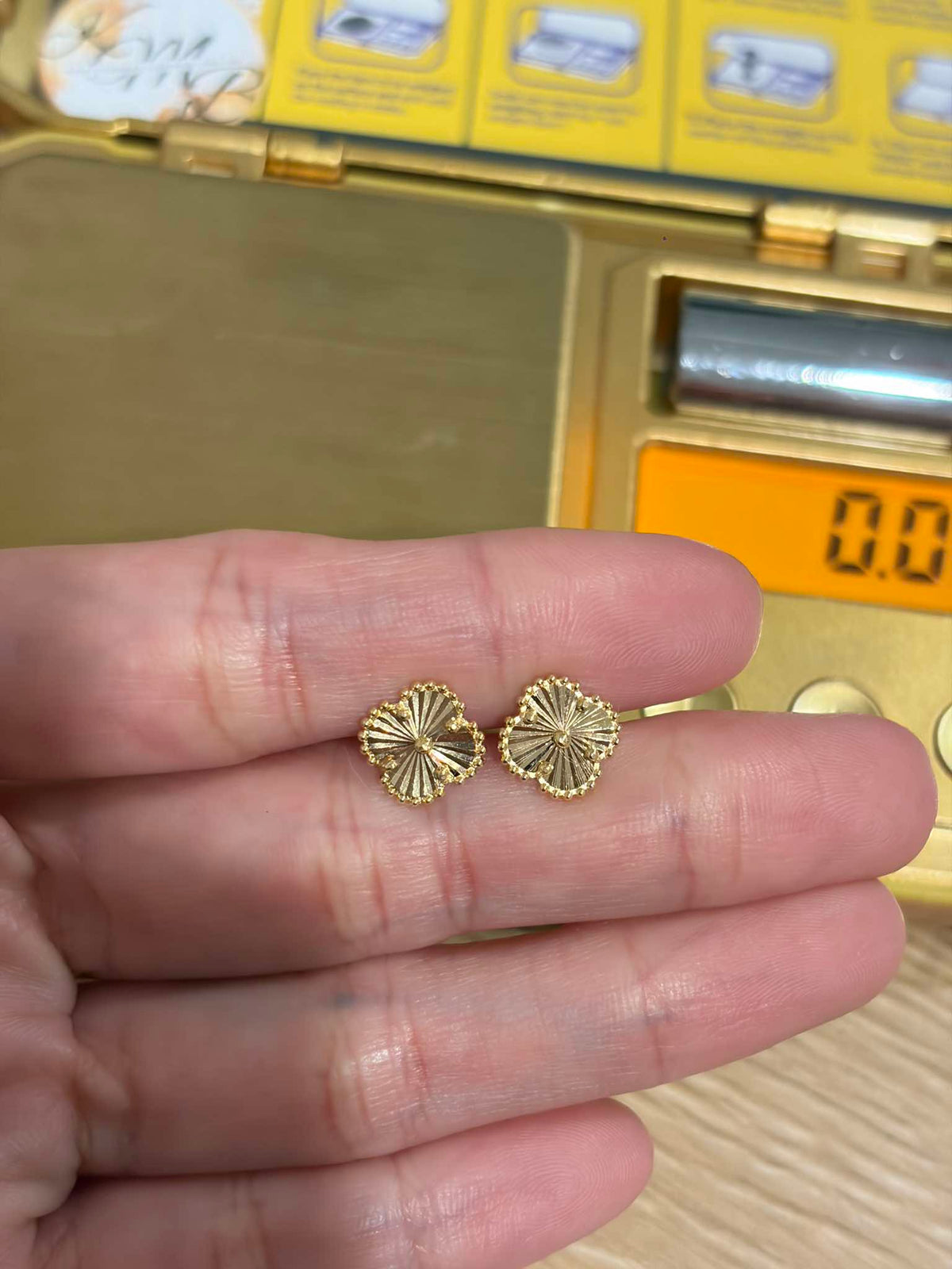 18k Gold Earrings