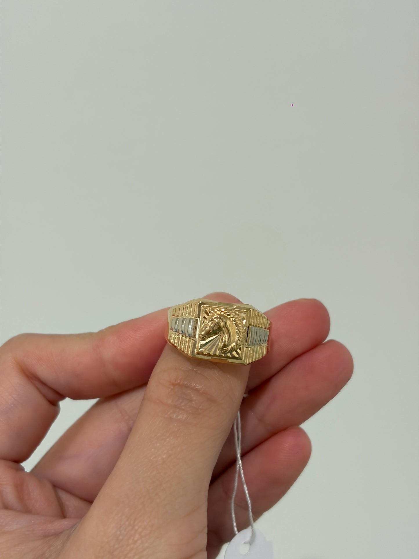 18k gold mens ring