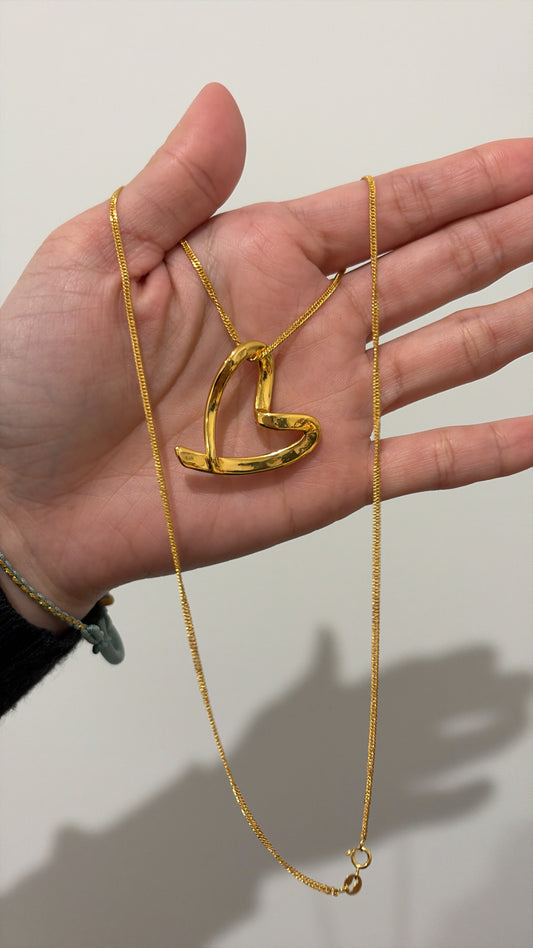 18k Heart Necklace