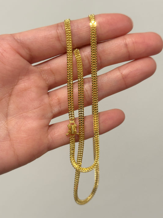 18k gold necklace