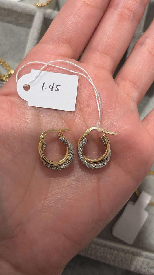 18k Gold Earrings