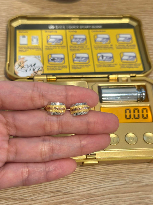 18k Gold Clip earrings