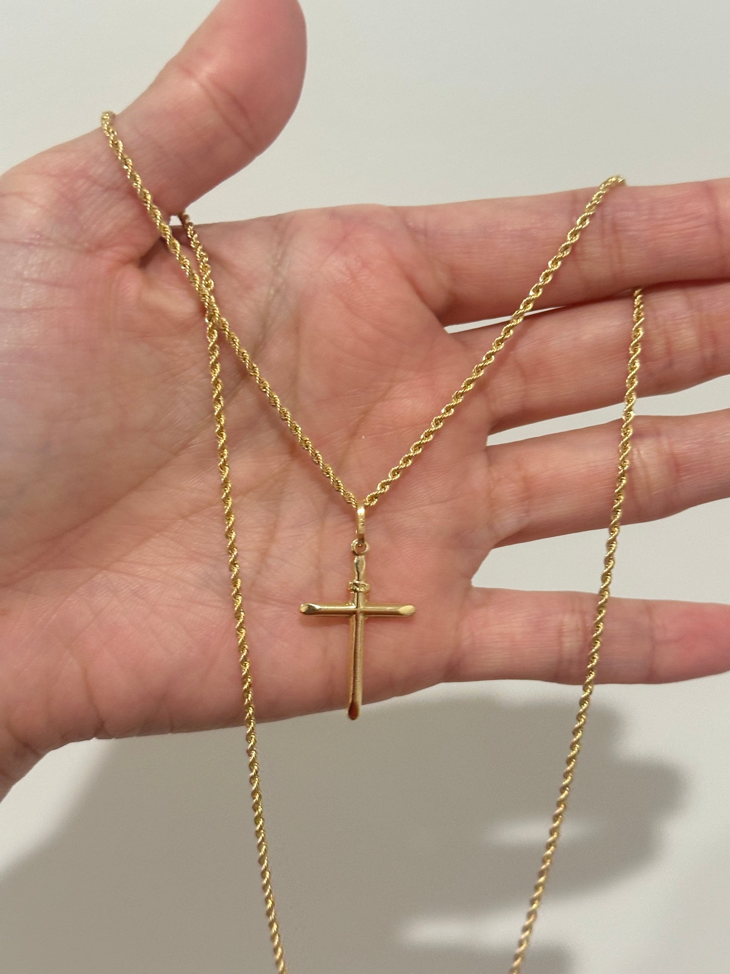 18k Gold Cross (Reserved)