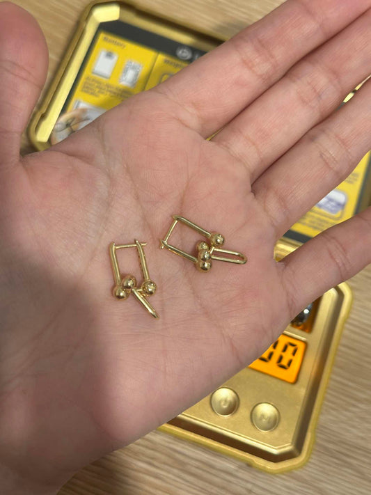 18k Gold Earrings