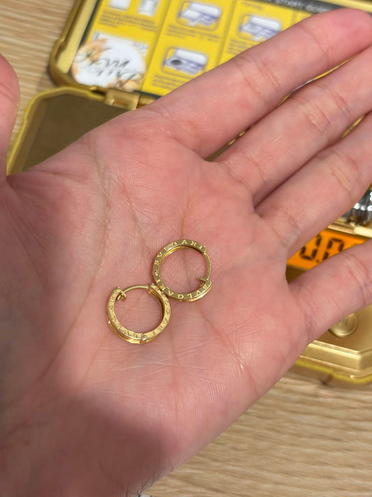 18k Gold Earrings PO