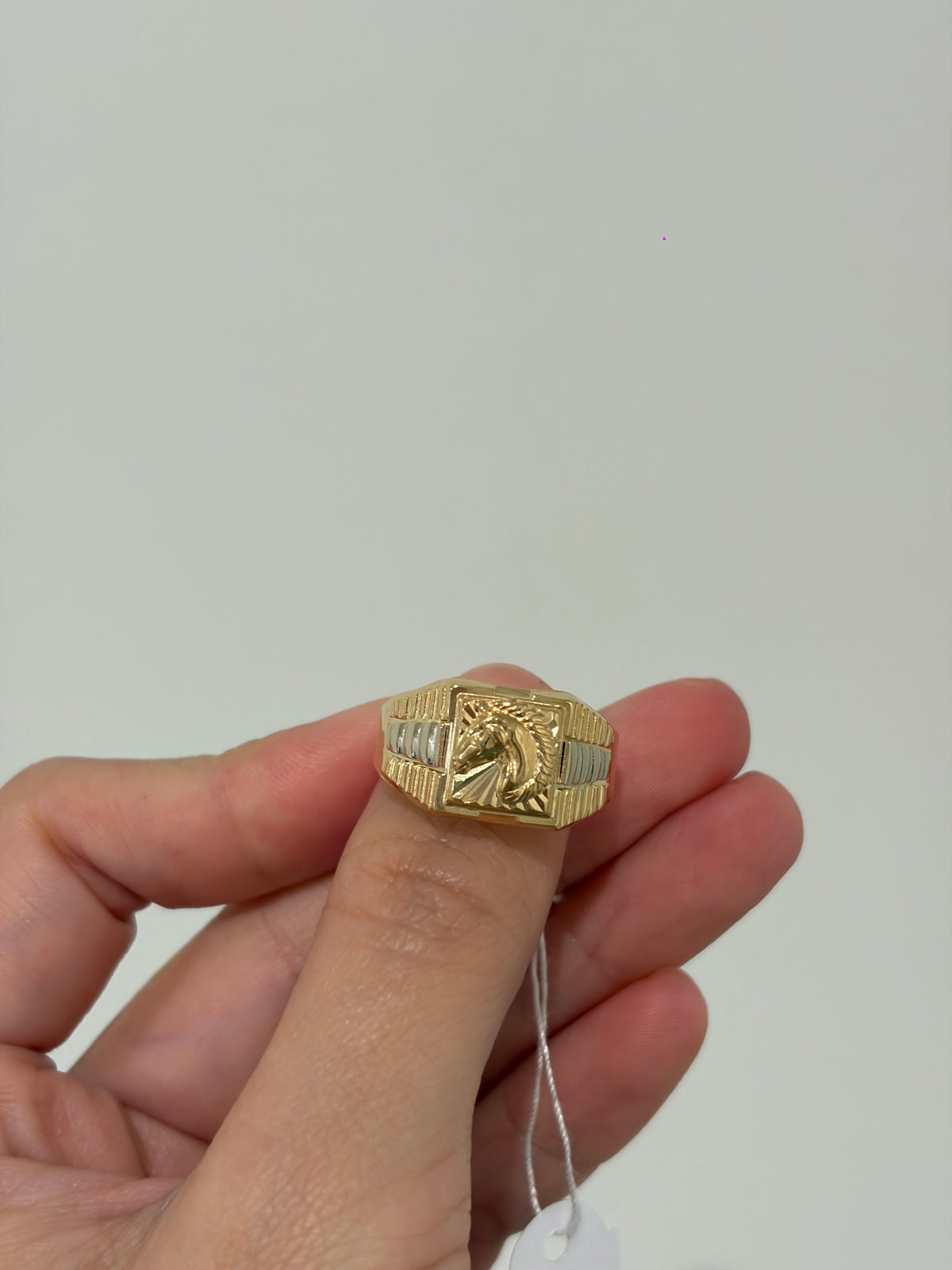 18k gold mens ring
