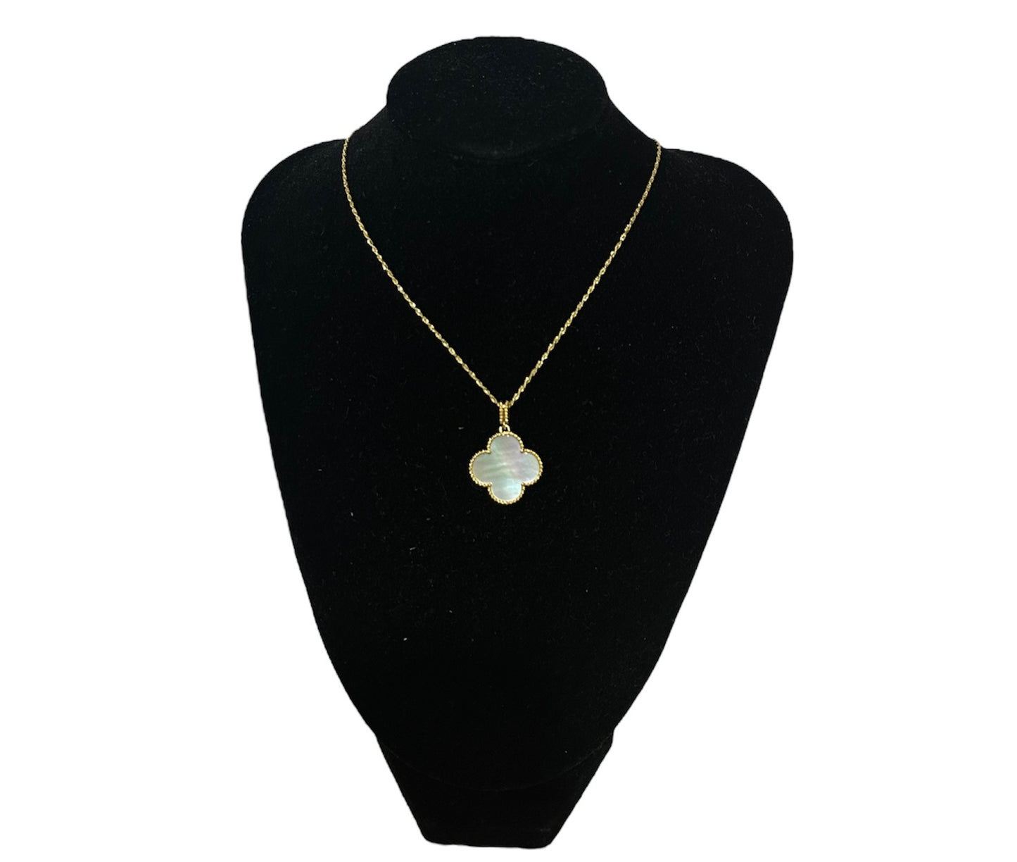 18k SD White VCA 20mm Necklace