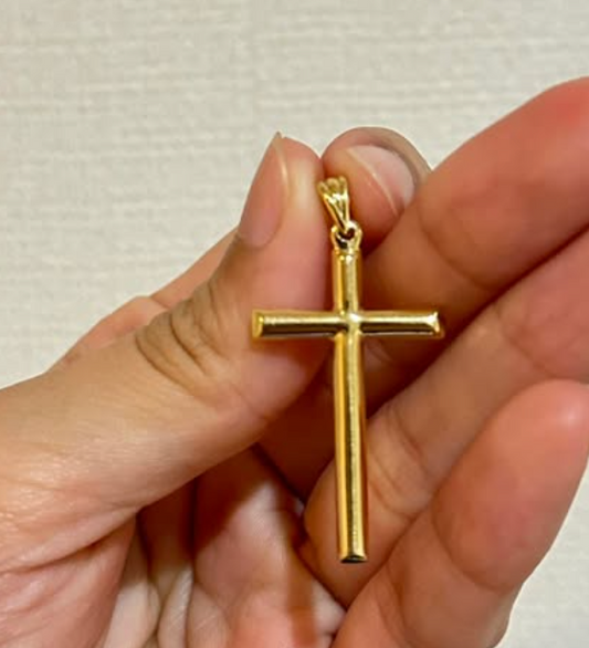18k Cross Pendant